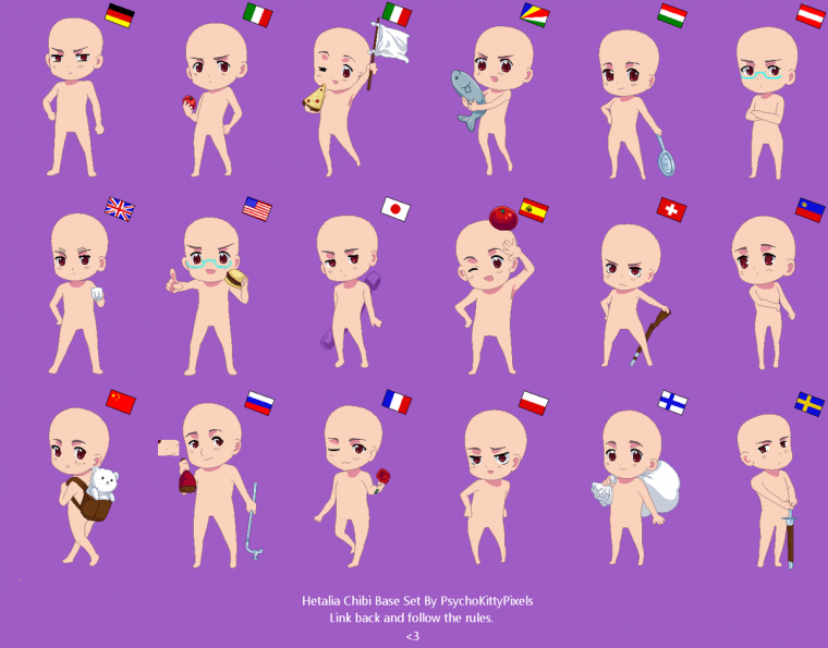 Позы для рисования