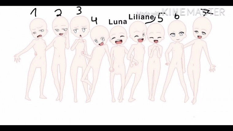 Человечки манекены для рисования