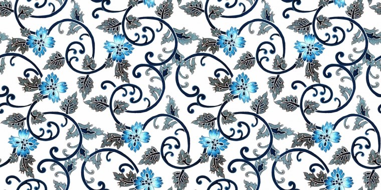 Комната в синем цвете