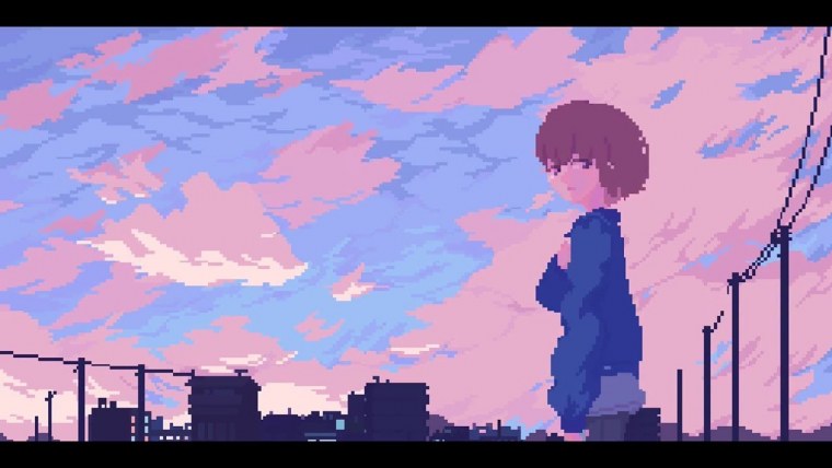 Пиксель арт аниме