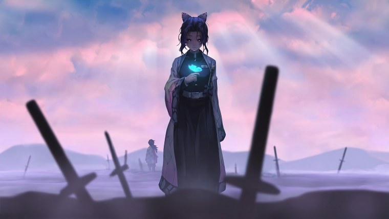 Клинок рассекающий демонов Шинобу Кочо обои