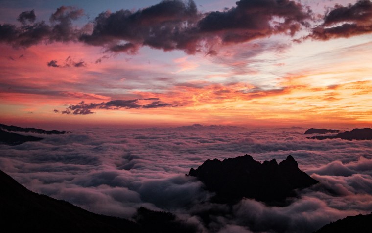 Фиолетовое небо