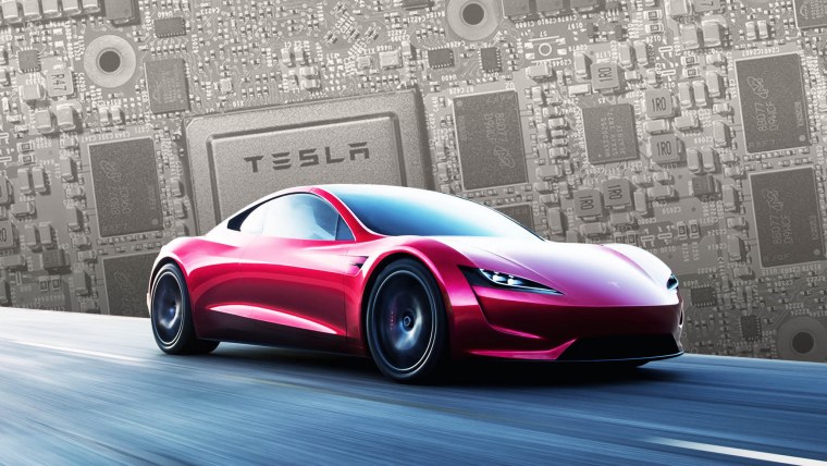 Tesla Roadster 2020 Red