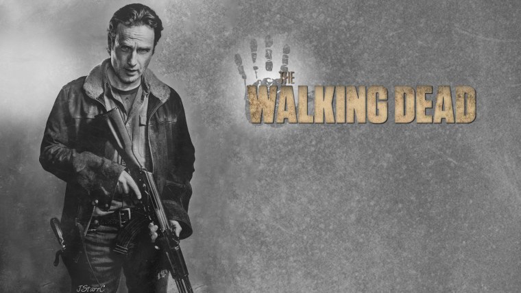 Рик Граймс в шляпе