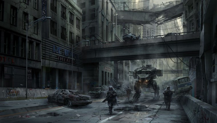 Антиутопический киберпанк