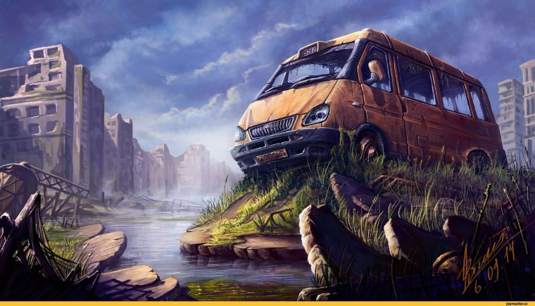 Постапокалипсис иллюстрации