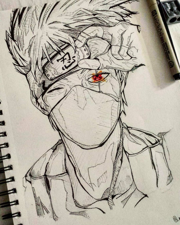 Стикеры Наруто Какаши