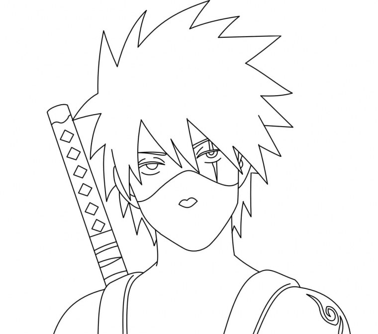 Какаши Хатакэ маркерами