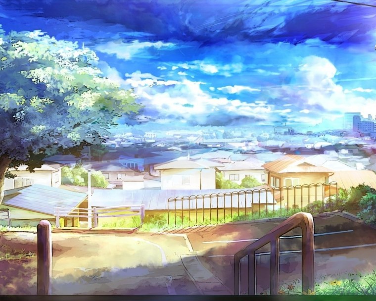 Аниме пейзаж