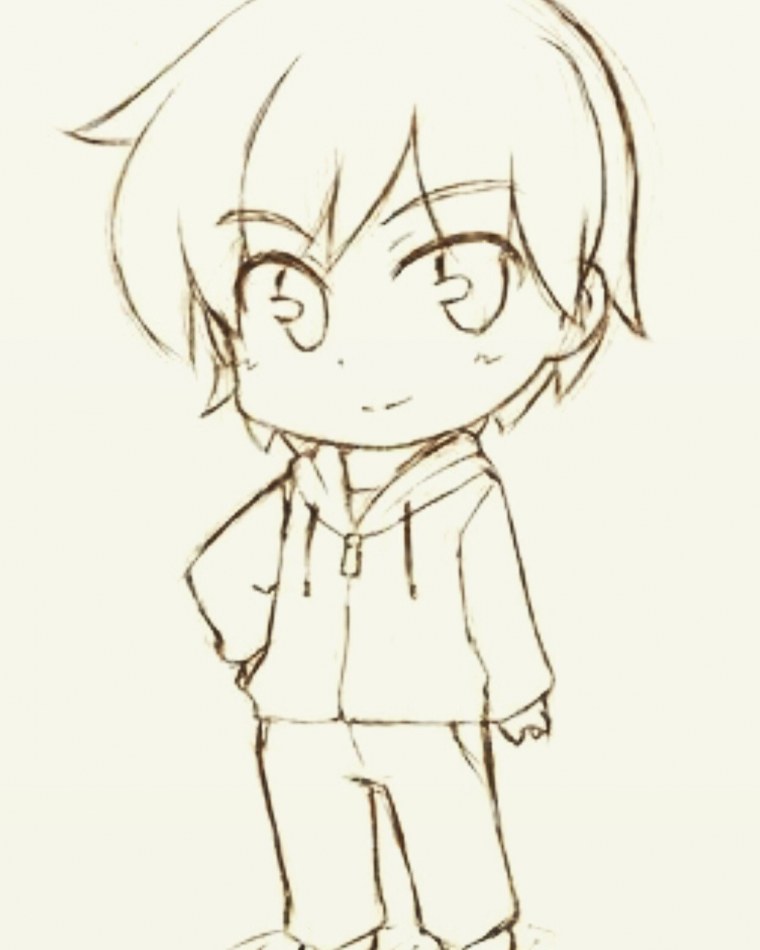 Наруто и Саске Чиби рисунки