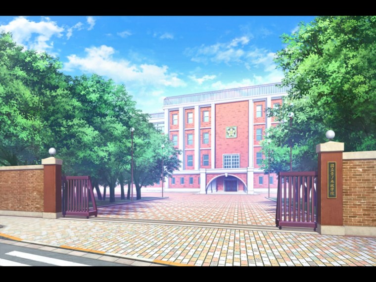 Школьный кабинет аниме