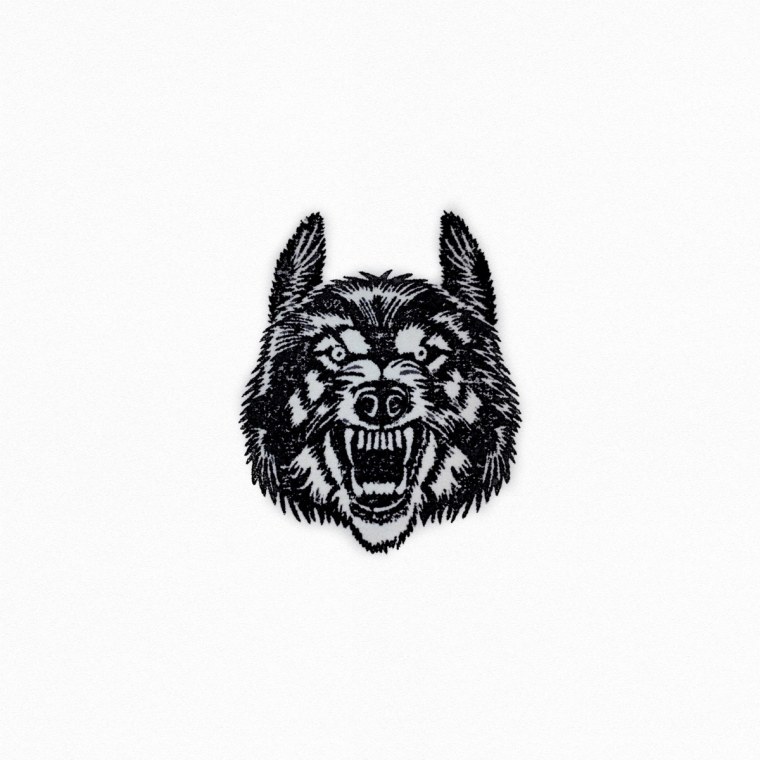 Тату Лев с короной для мужчин