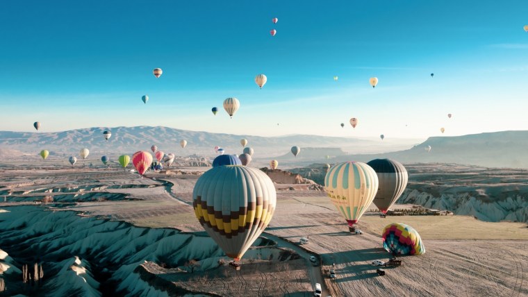 Каппадокия Турция воздушные шары