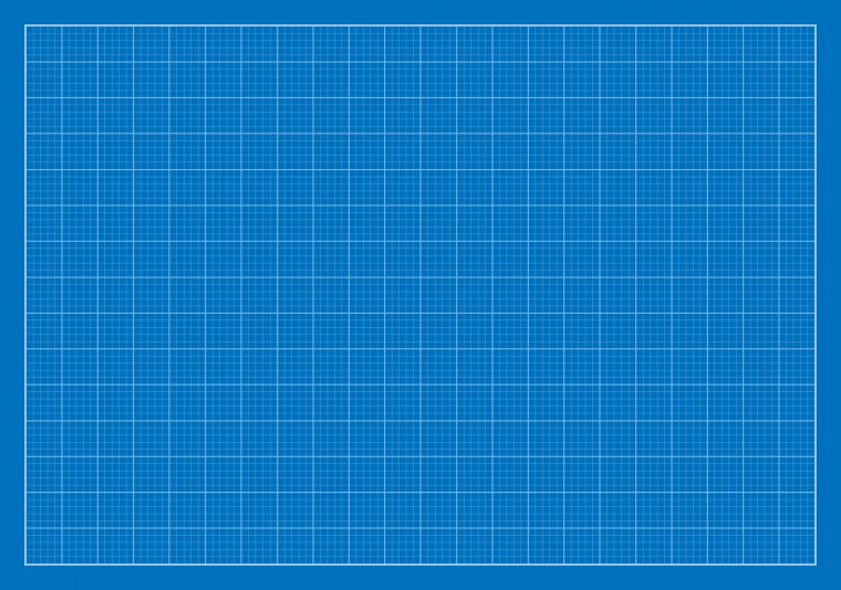 Синяя бумага в клетку
