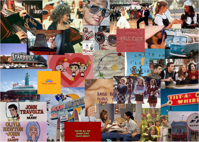 Коллаж в стиле 90