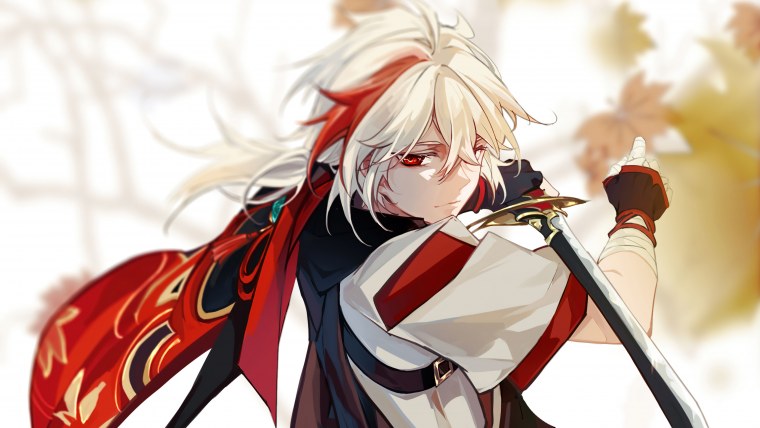 Карточка Казухи Геншин Импакт