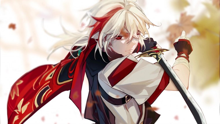 Genshin Impact Кадзуха катана