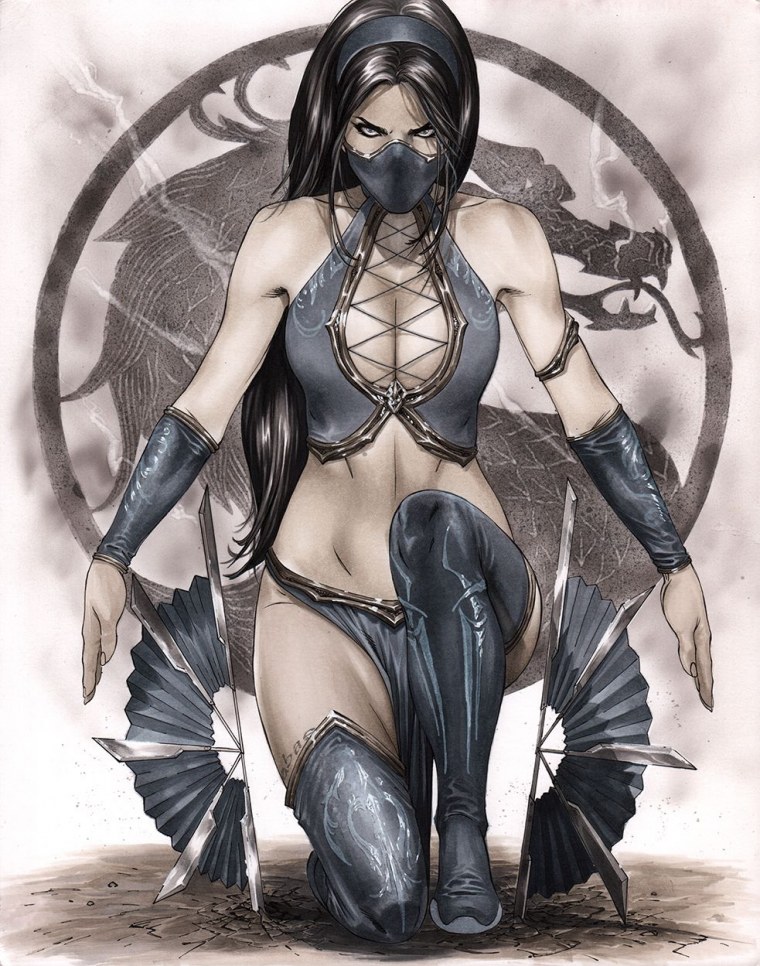 Mortal Kombat Kitana Art