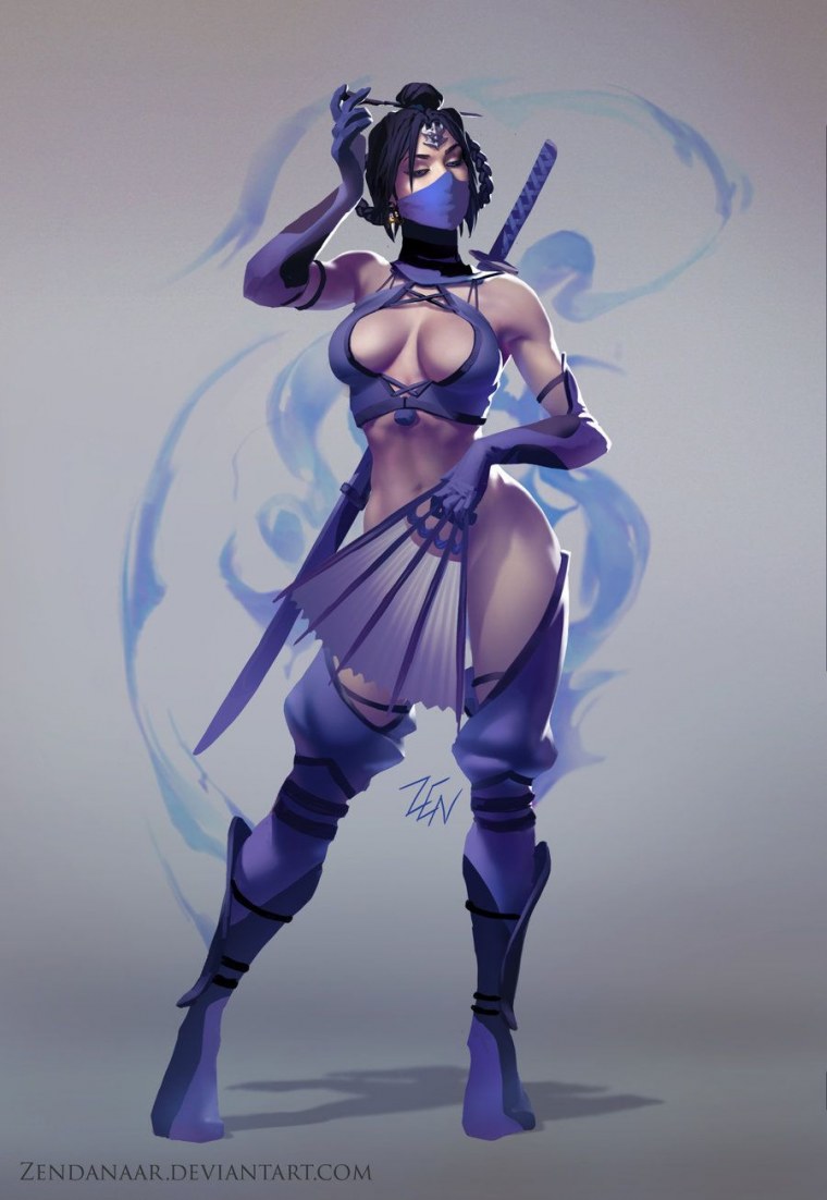 Милина мортал комбат ахегао