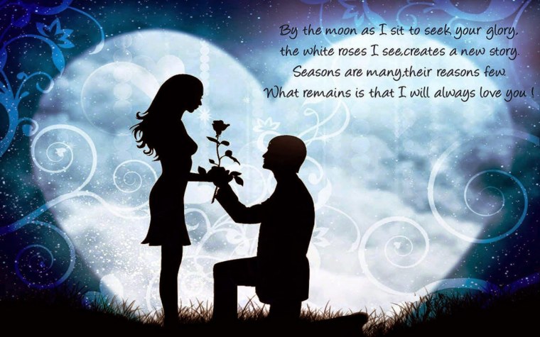 Признание в любви на белом фоне