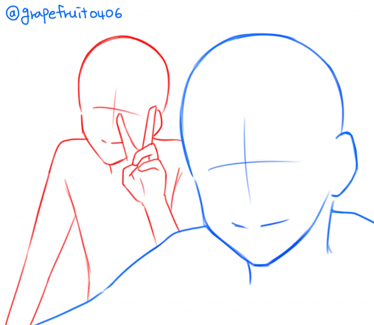 Позы для рисования аниме