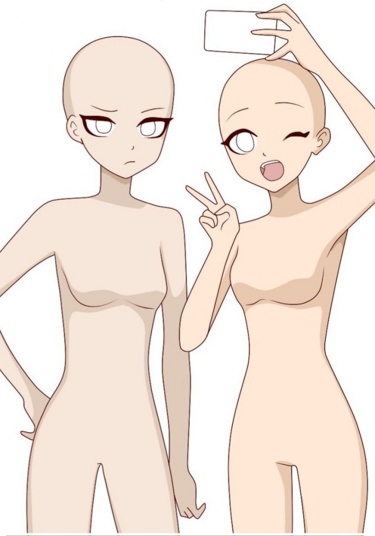 Аниме манекены для рисования