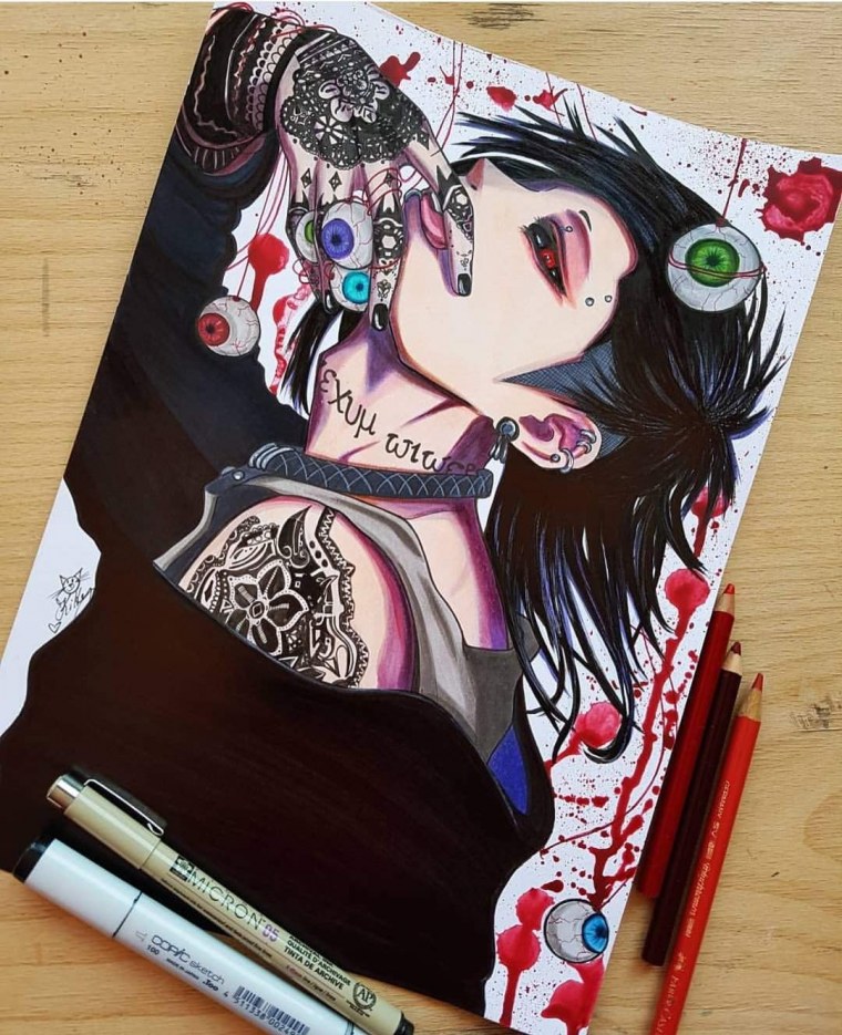 Персонажи для скетчбука