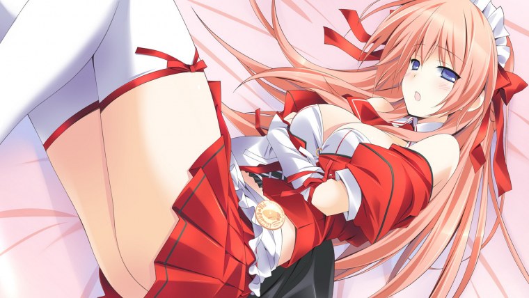 Аниме девушки в юбках