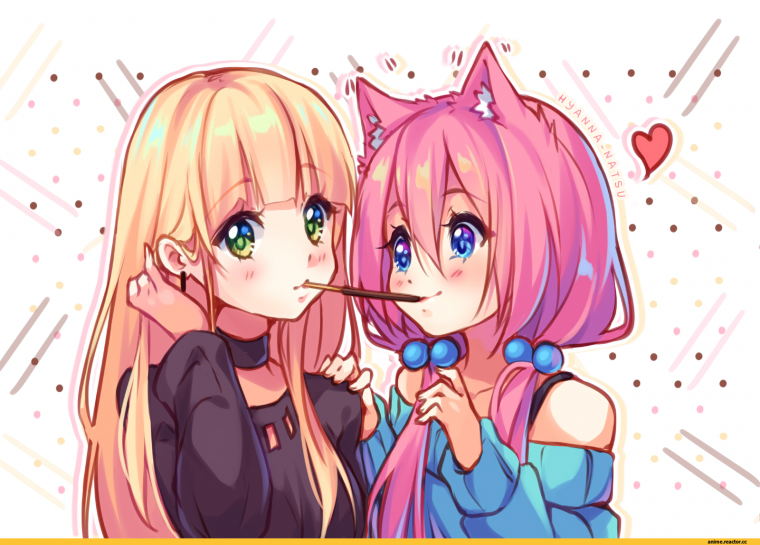 Две подруги арты