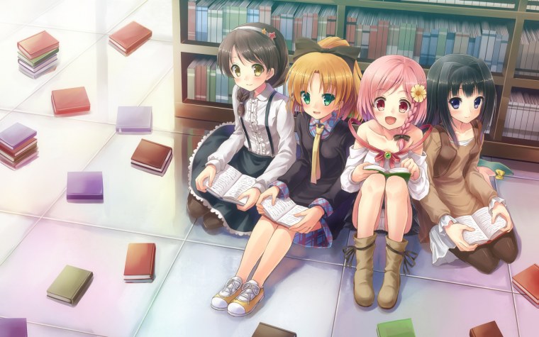 Четыре подружки аниме