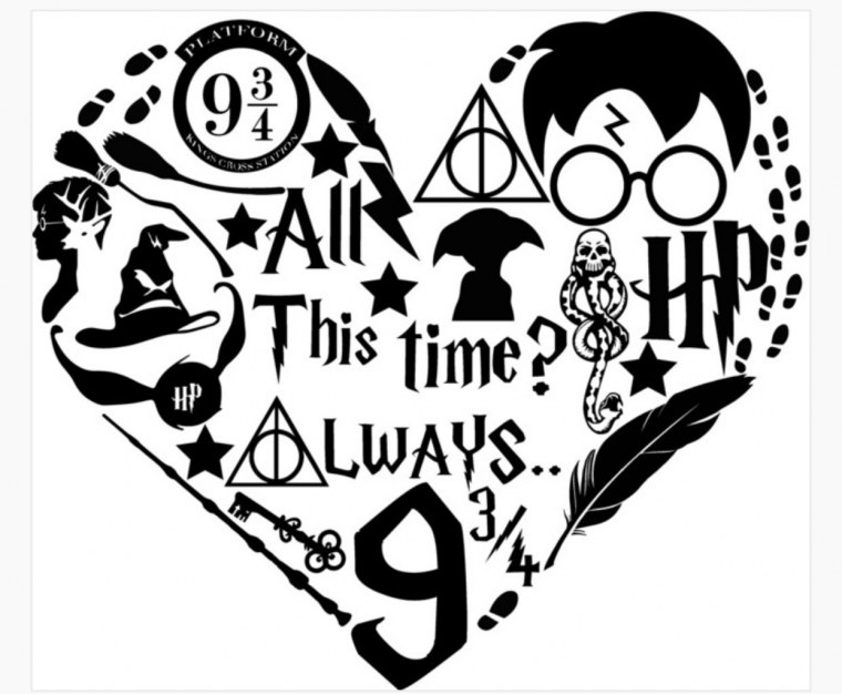 Deathly Hallows надпись