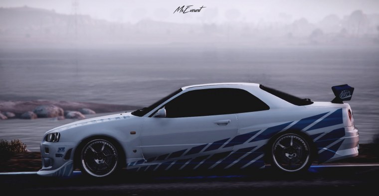 Nissan Skyline r34 GTR фильм Форсаж 2