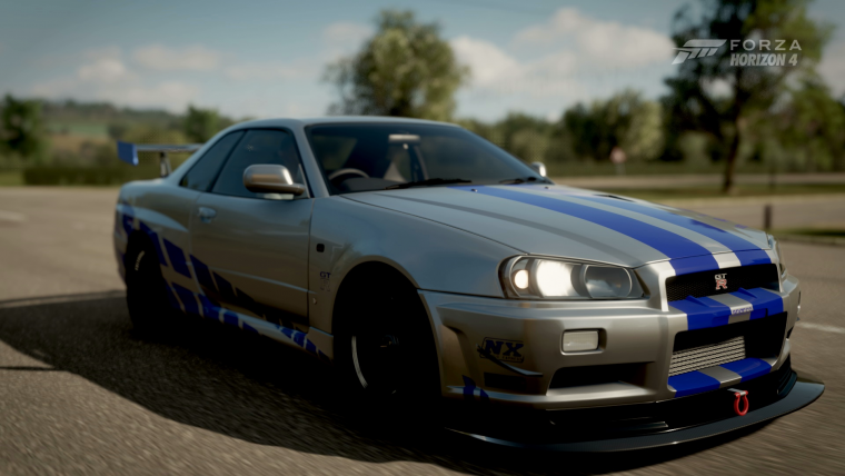 Nissan Skyline GTR r34 Форсаж