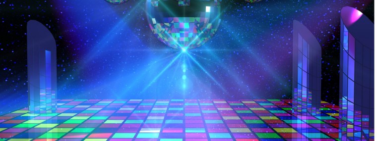 Синий дискотечный фон