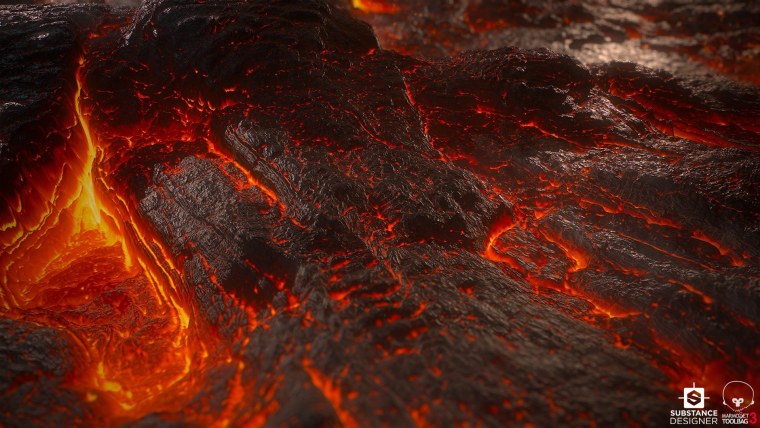 Магма текстура