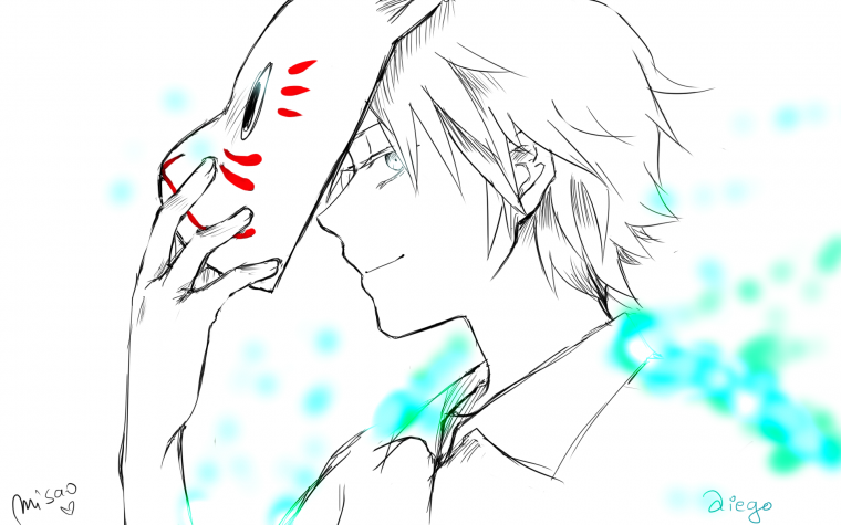 Скетчи аниме Тодороки