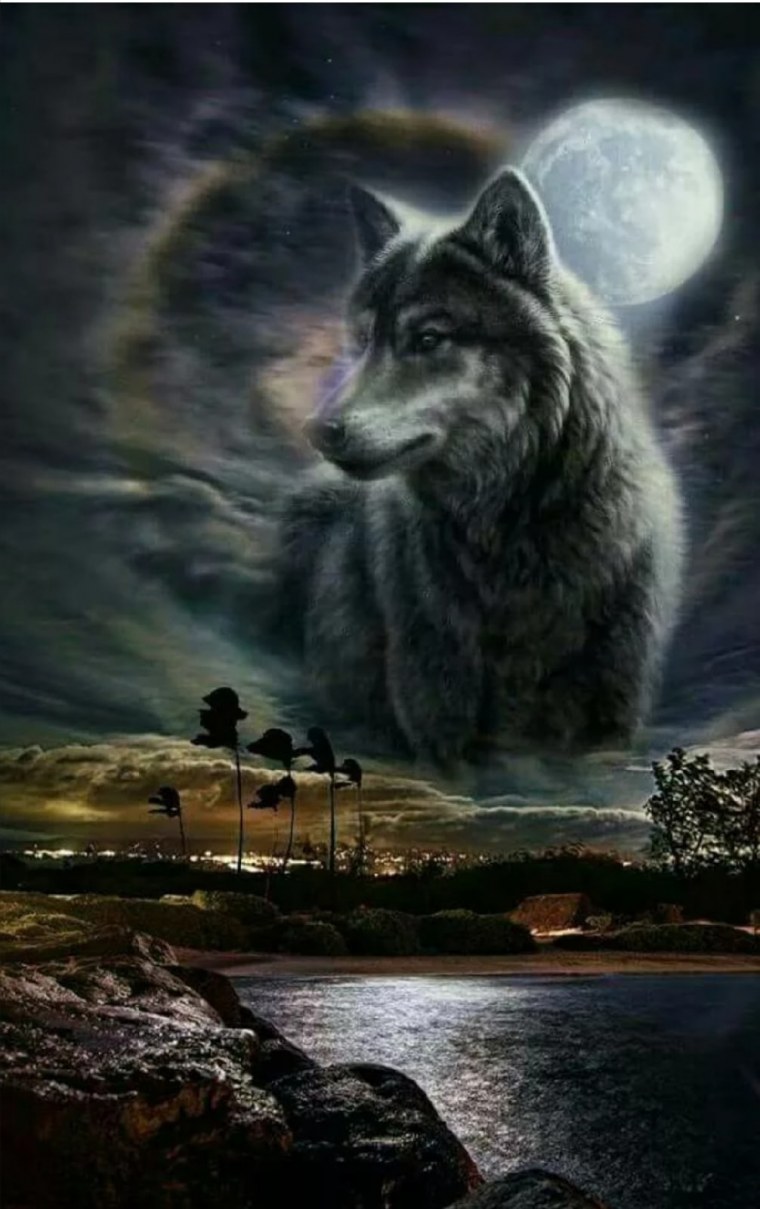 Статусы с волками