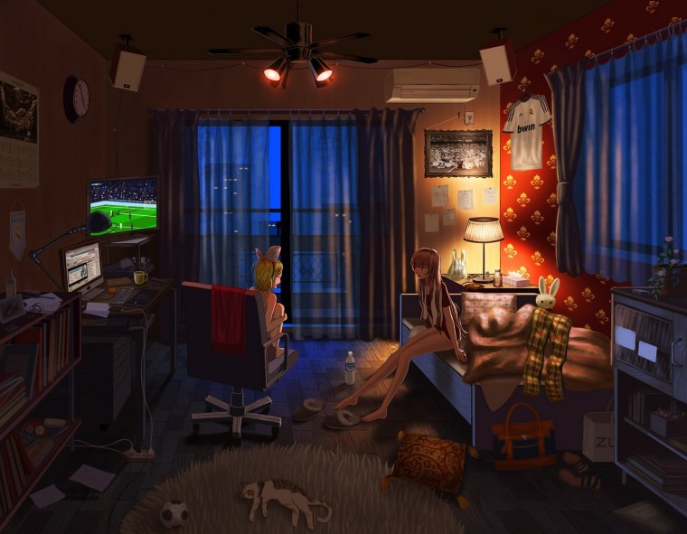 Комната амонг АС аниме