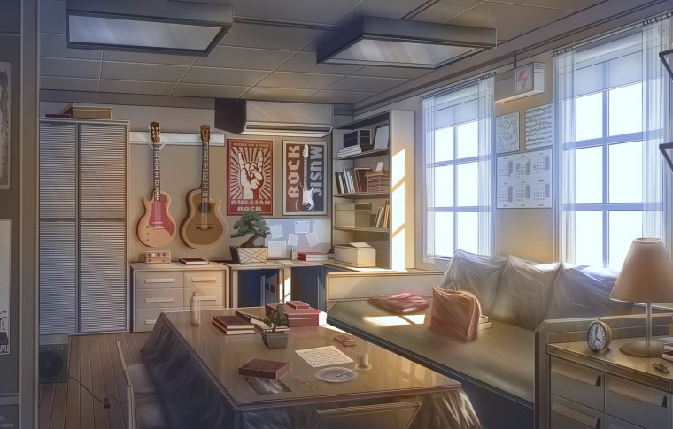 Гостиная в стиле аниме