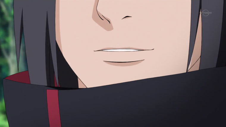 Итачи Учиха улыбка