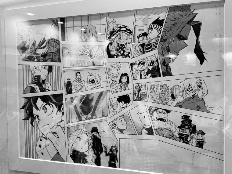 Красивые панели Манга