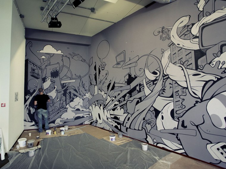 Стили росписи стен