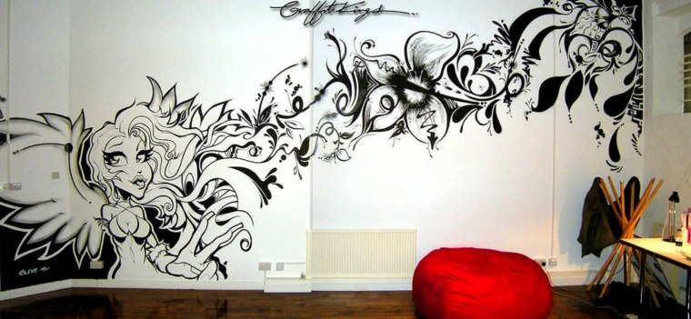 Эскизы рисунков на стену