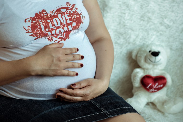 Силуэт беременной