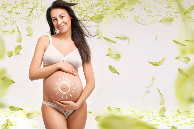 Беременная девушка реклама