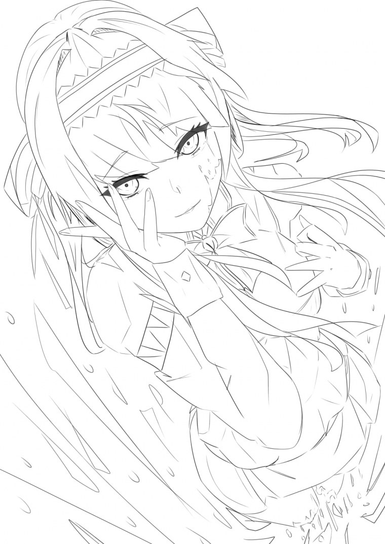 Раскраски аниме Кирито