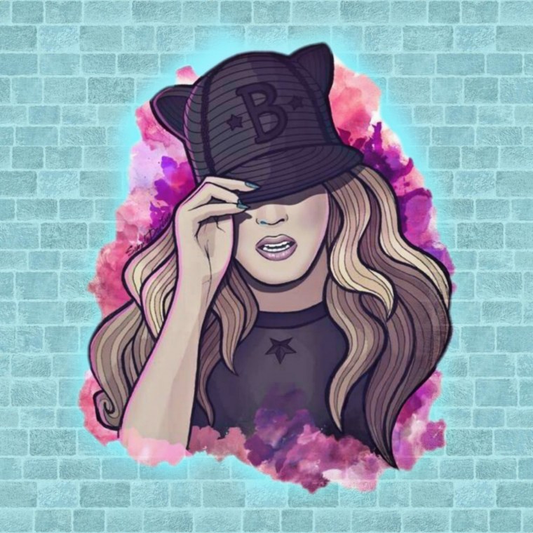 Ариана Гранде мультяшная