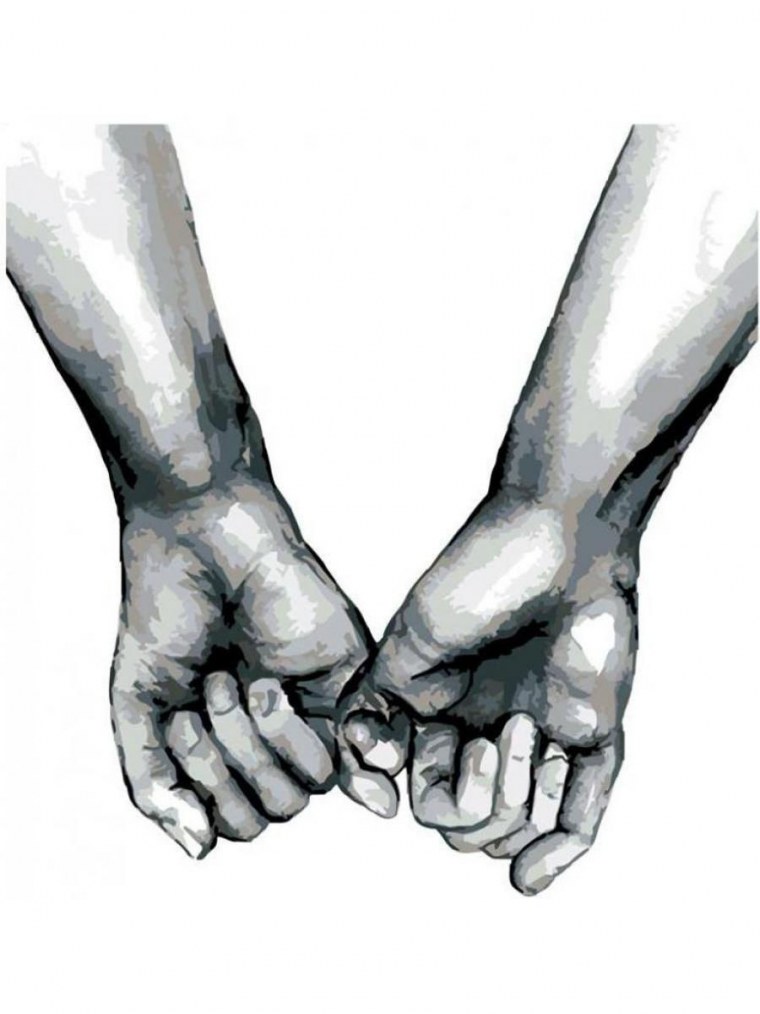 Мужская и женская рука