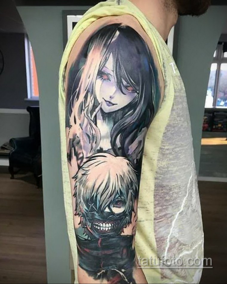 Токийский гуль татуировщик аниме