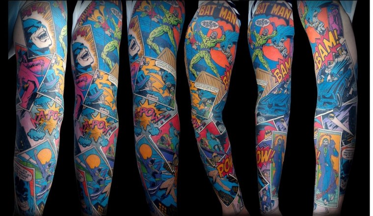 Рукав в мультяшном стиле